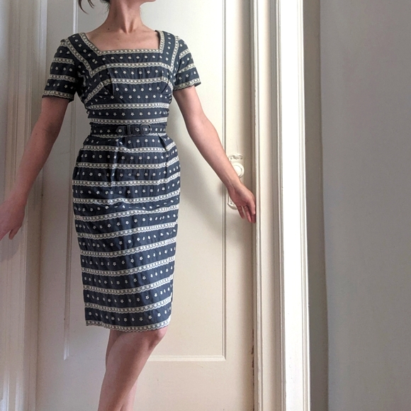 Vintage Wedgewood Dress - Picture 1 of 5